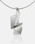Cryptone | Collier, Kette, Kettenanhänger - 950/- Platin, Diamanten-Brillanten | necklace, pendant - 950 platinum, diamonds | SYNO-Schmuck.com