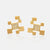 Quadroci | Ohrringe, Ohrstecker - 750 Gelbgold, Diamanten-Brillanten | ear-studs, earrings - 18kt yellow gold, diamonds | SYNO-Schmuck.com