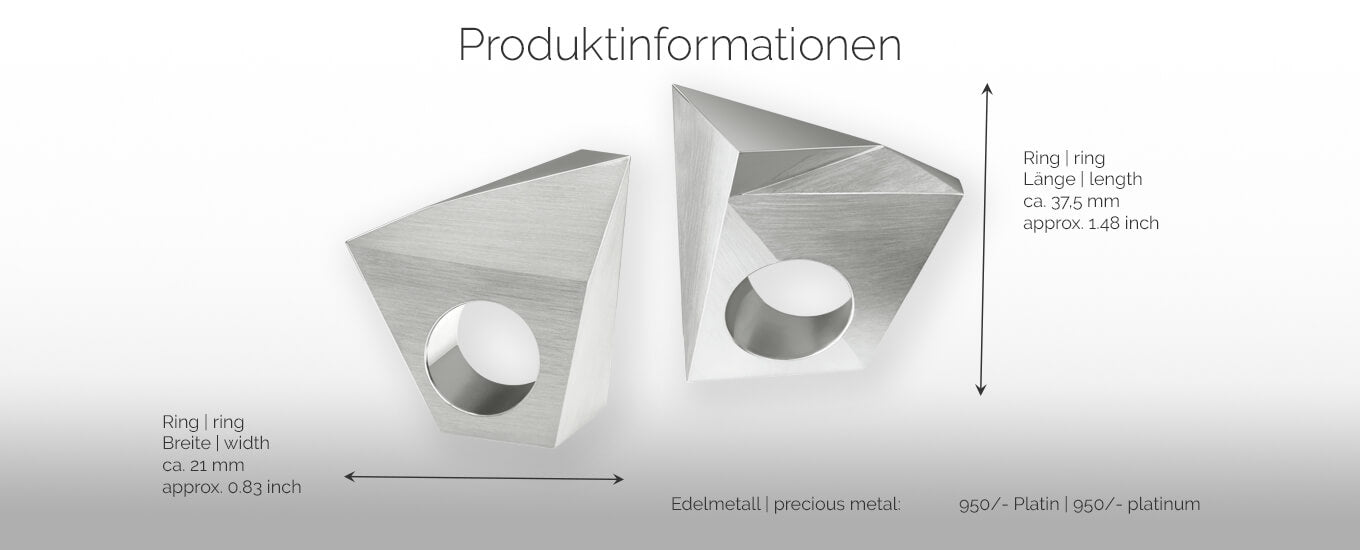 STEALTH | Produktinformationen - Ring - 950/- Platin | product-information - ring - 950/- platinum | SYNO-Schmuck.com