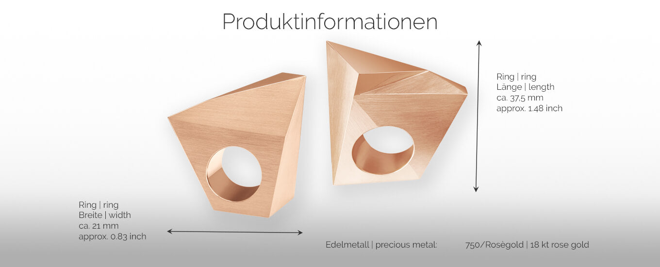 STEALTH | Produktinformationen - Ring - 750/- Rosegold | product-information - ring - 18 kt rose gold | SYNO-Schmuck.com
