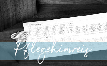 SYNO | Pflegehinweis - care instructions | SYNO-Schmuck.com