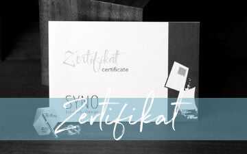 SYNO | Zertifikat - Certificate | SYNO-Schmuck.com
