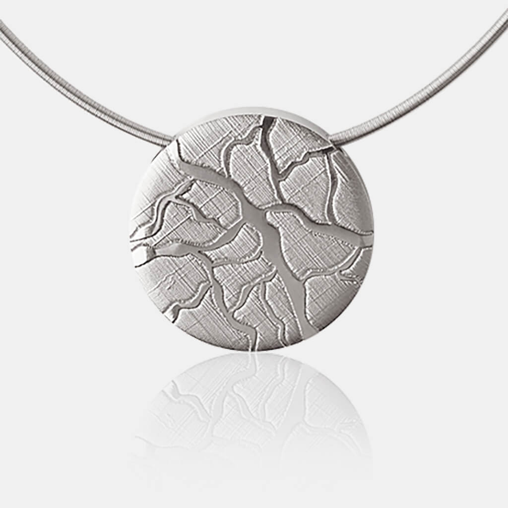 Colima | Collier, Kette, Kettenanhänger - 750 Weissgold | necklace, pendant - 18kt white gold | SYNO-Schmuck.com