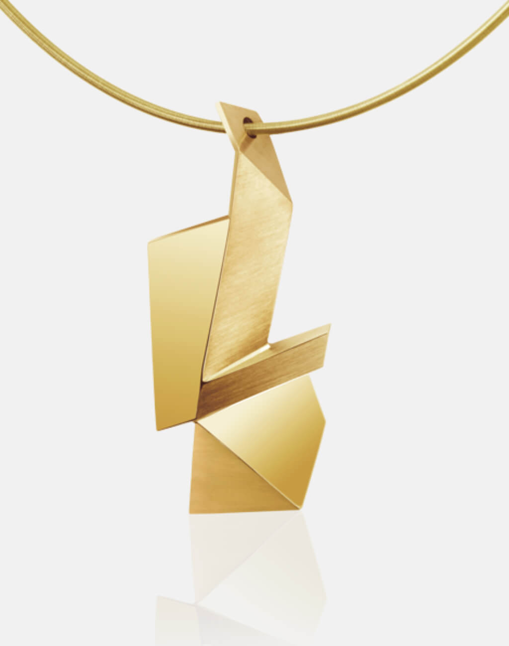 Cryptone | Collier, Kette, Kettenanhänger - 750 Gelbgold | necklace, pendant - 18kt yellow gold | SYNO-Schmuck.com