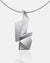 Cryptone | Collier, Kette, Kettenanhänger - 750/- Weissgold, Diamanten-Brillanten | necklace, pendant - 18kt white gold, diamonds | SYNO-Schmuck.com