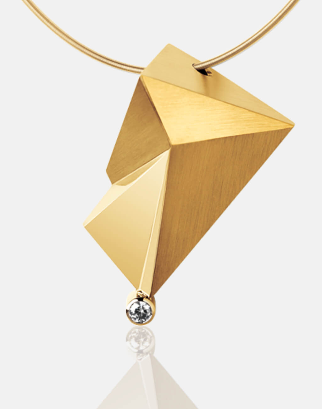 Cyllene | Collier, Kette, Kettenanhänger - 750 Gelbgold, Diamant-Brillant | necklace, pendant - 18kt yellow-gold, diamonds | SYNO-Schmuck.com