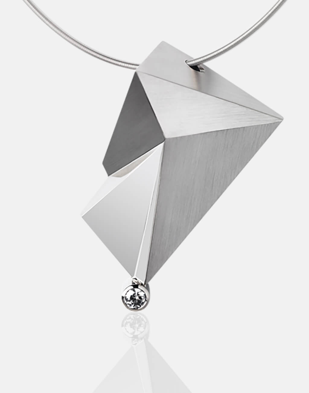 Cyllene | Collier, Kette, Kettenanhänger - 750 Weissgold, Diamant-Brillant | necklace, pendant - 18kt white gold, diamond | SYNO-Schmuck.com