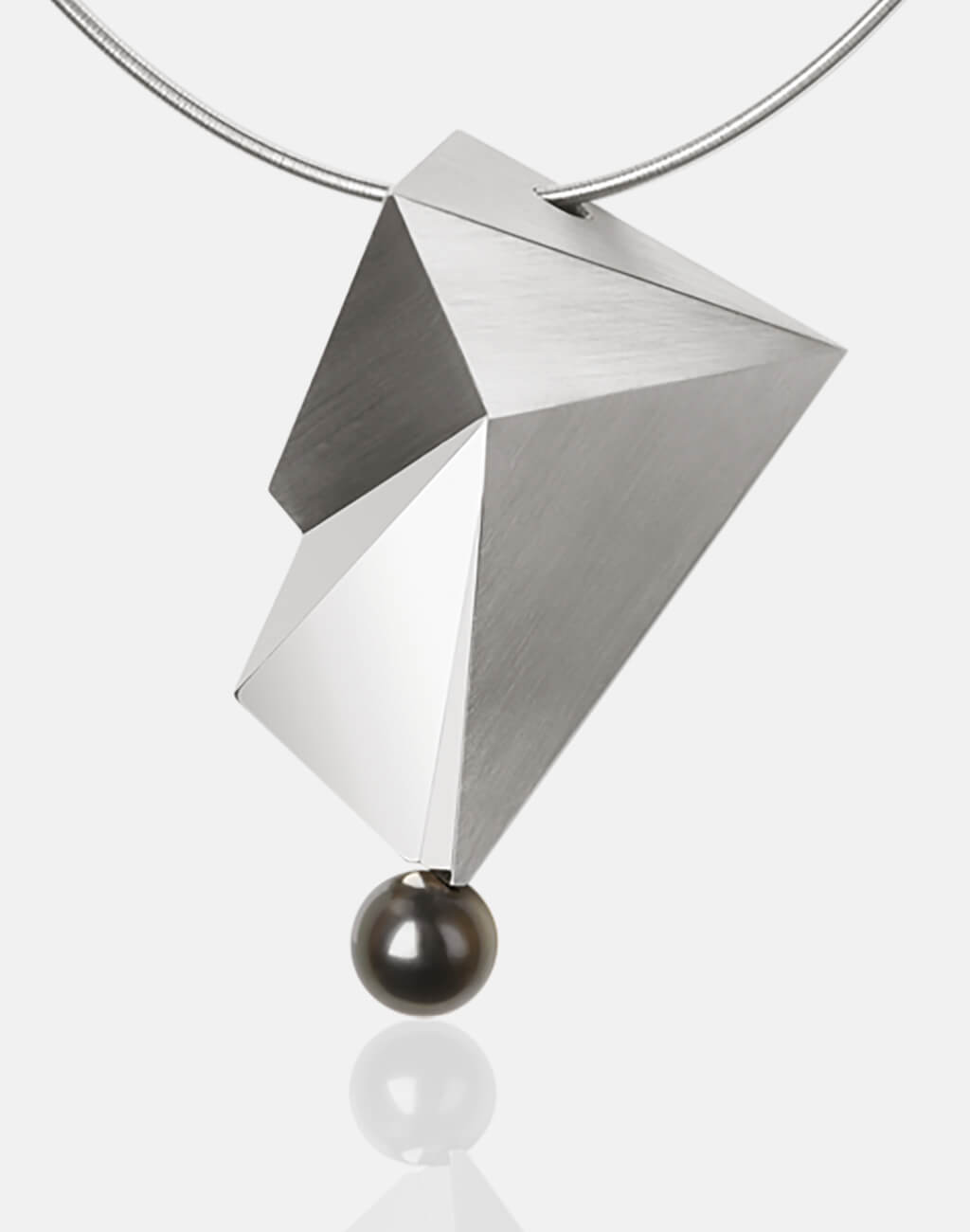 Cyllene | Collier, Kette, Kettenanhänger - 950 Platin, Tahitiperle | necklace, pendant - platinum, tahitian pearl | SYNO-Schmuck.com