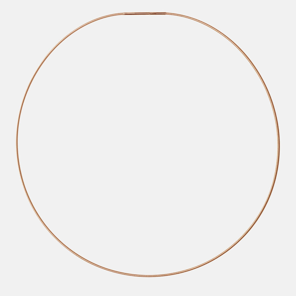 Spiralreif, Halsreif - 750 Roségold | necklace - 18kt rose gold | SYNO-Schmuck.com