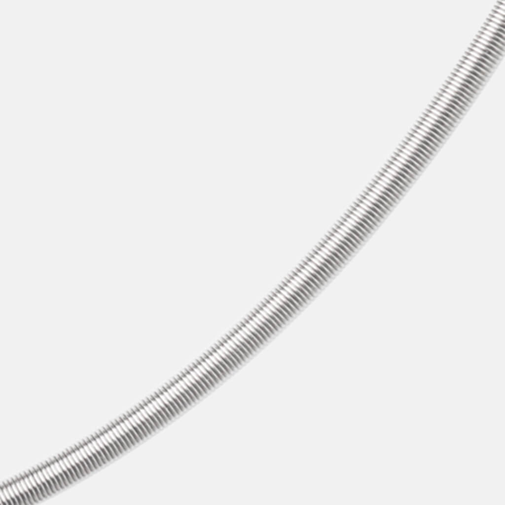 Spiralreif, Halsreif, Nahaufnahme - 750 Weissgold | necklace close up - 18kt white gold | SYNO-Schmuck.com