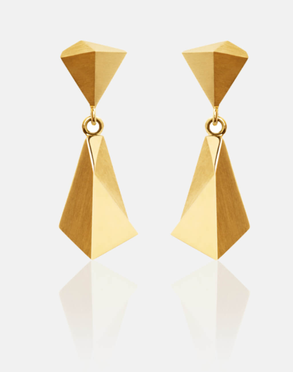 Stealth | Ohrringe, Ohrhänger - 750 Gelbgold | earrings, 18kt yellow gold | SYNO-Schmuck.com