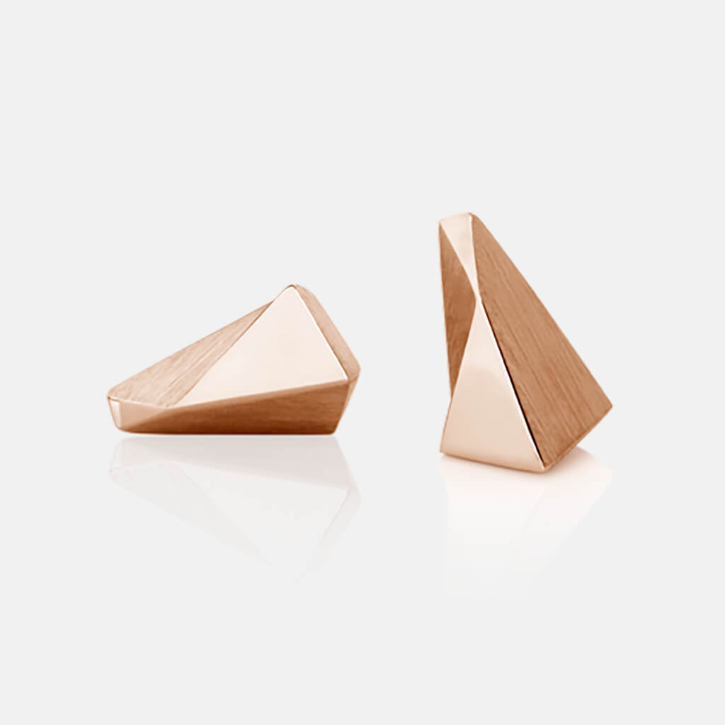 Stealth | Ohrringe, Ohrstecker - 750 Roségold | ear-studs, earrings - 18kt rose gold | SYNO-Schmuck.com