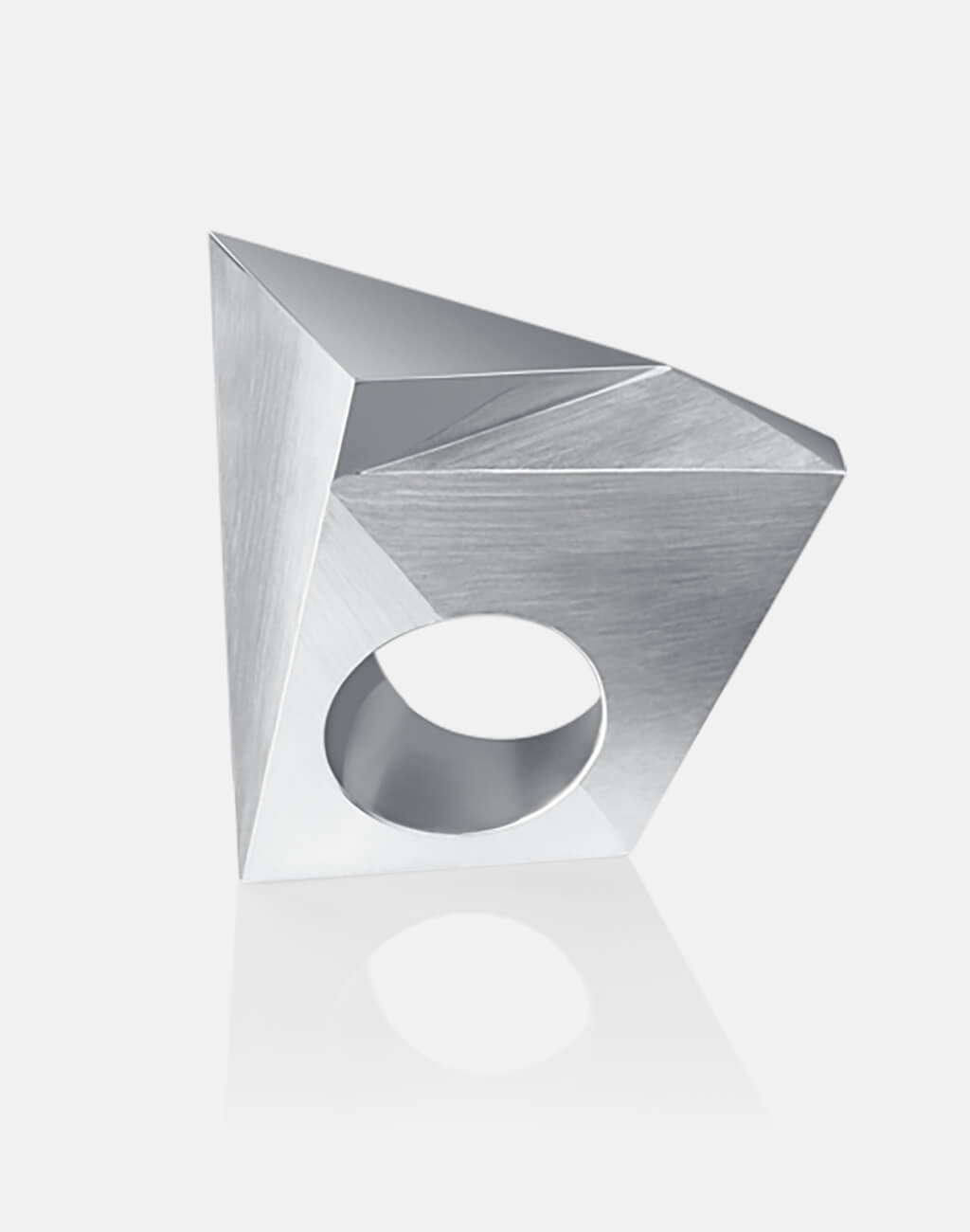 Stealth | Ring, Seite 2 - 750 Weissgold | ring, side 2 - 18kt white gold | SYNO-Schmuck.com