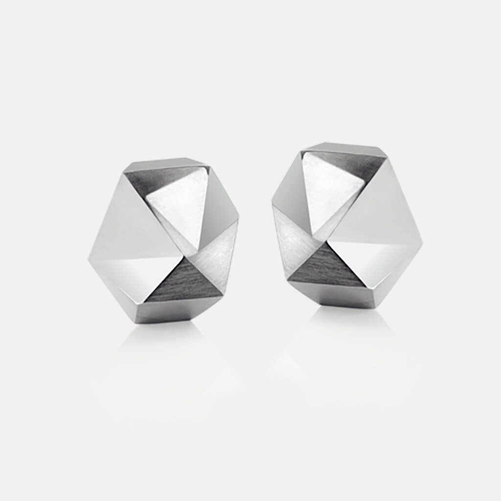 Tectone | Ohrringe, Ohrstecker - 750 Weissgold | ear-studs, earrings - 18kt white gold | SYNO-Schmuck.com