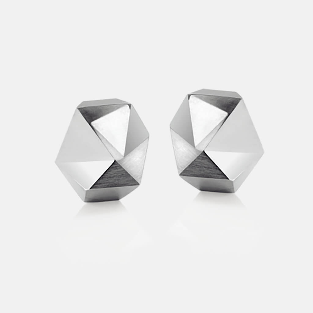 Tectone | Ohrringe, Ohrstecker - 750 Weissgold, Diamanten-Brillanten | ear-studs, earrings - 18kt white gold, diamonds | SYNO-Schmuck.com