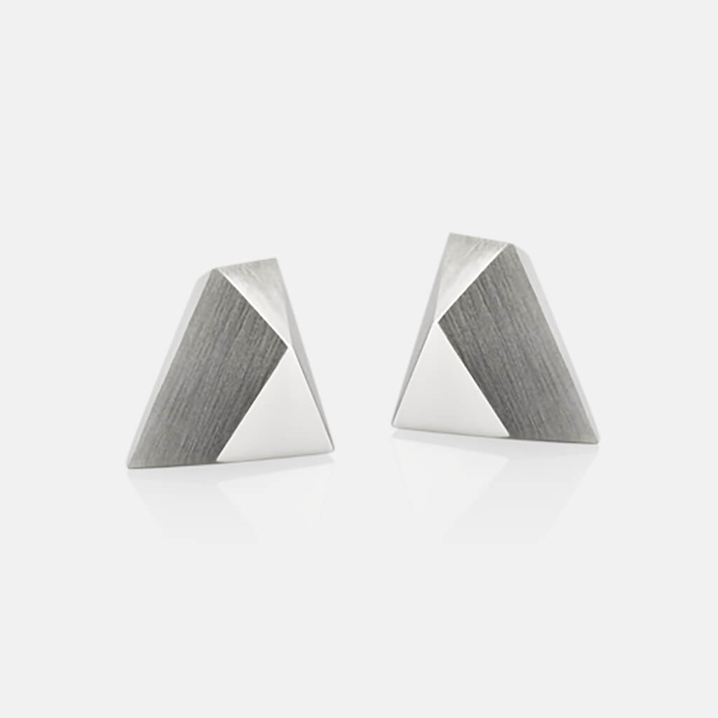 Ufo | Ohrringe, Ohrstecker - 950 Platin | ear-studs, earrings - platinum | SYNO-Schmuck.com