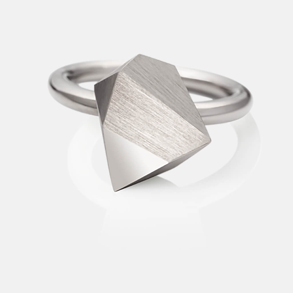 Ufo | Ring - 950 Platin, Diamanten-Brillanten | ring - platinum, diamonds | SYNO-Schmuck.com
