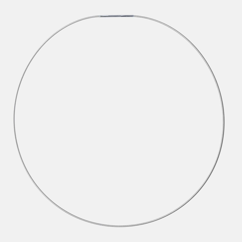 Spiralreif, Halsreif - 750 Weissgold | necklace - 18kt white gold | SYNO-Schmuck.com